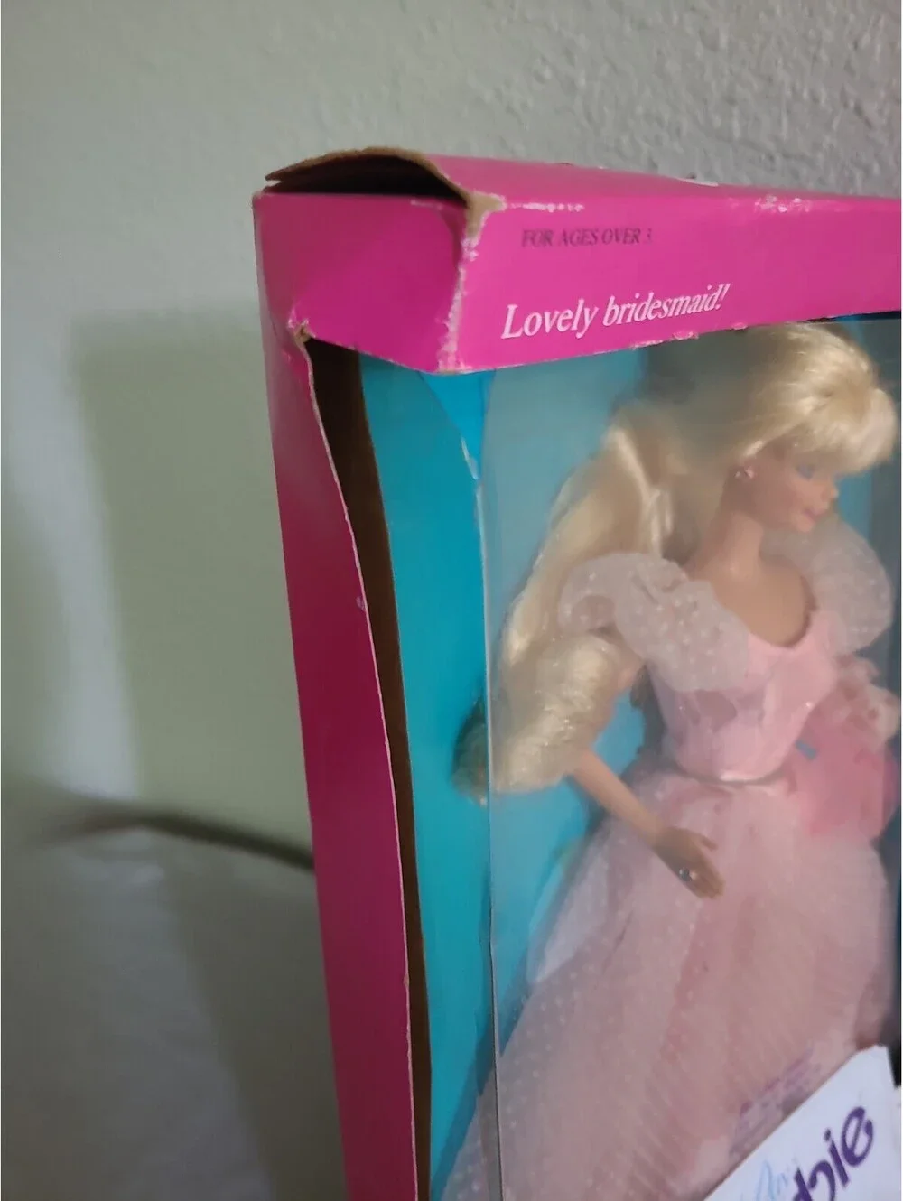 Doll Barbie Wedding Day Lovely Bridesmaid  1990 Mattel Vintage